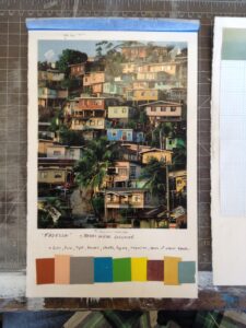 Favela - Found Object Collage 2015