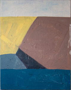 Where the Map Faded 27 x 34”, Acrylic & Mixed Media on Canvas 2025
