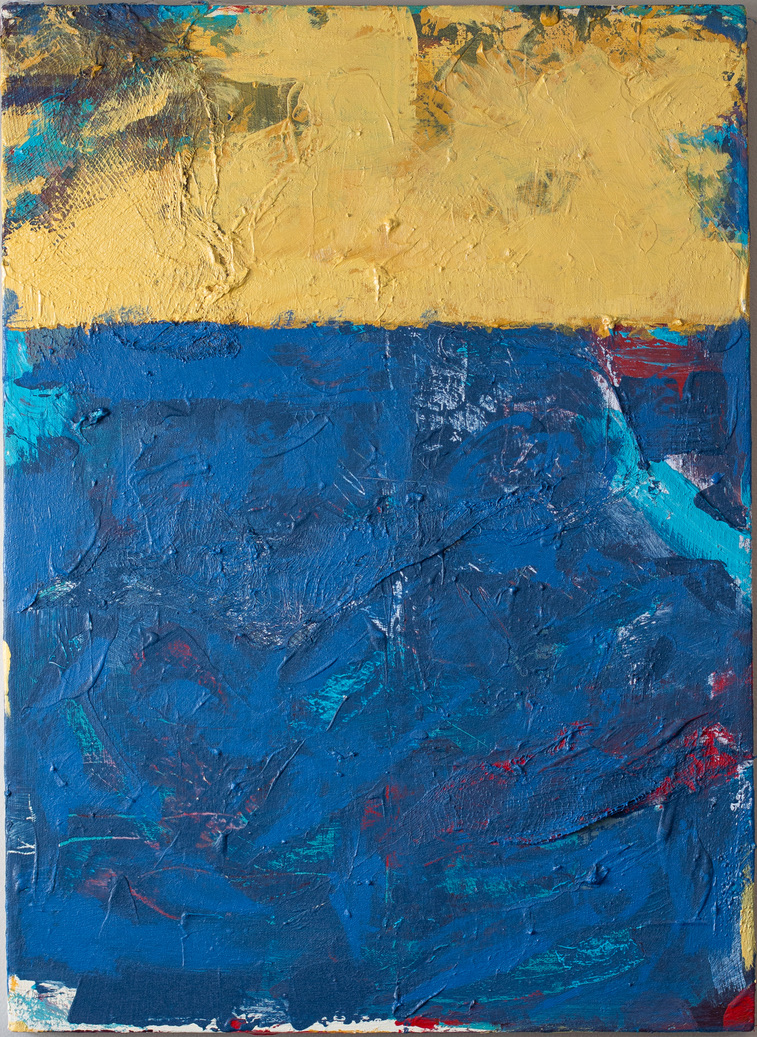 Lacuna in Blue and Gold